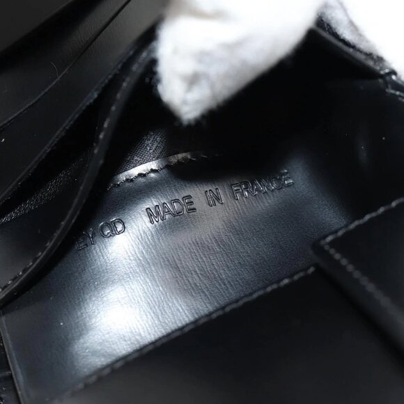 CARTIER Bifold Wallet Leather Black Auth am9307V - Picture 13 of 16